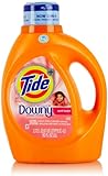 Tide Plus A Touch of Downy HE Liquid Laundry Detergent, April Fresh Scent, 92 Fl Oz