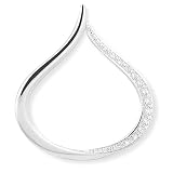 9ct White Gold Diamond Pendant