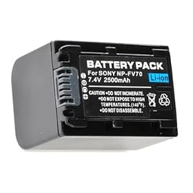 Replacement Rechargeable Battery Pack for Sony Handycam DCR-SR62E DCR-SR65 DCR-SR68 DCR-SR70E DCR-SR72E DCR-SR75E DCR-SR78 DCR-SR80 DCR-SR80E DCR-SR82 DCR-SR82C DCR-SR82E DCR-SR85 DCR-SR90E