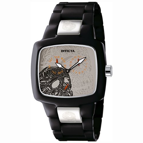 Invicta Men's 5898 Yellow Adrenaline Outsider Collection Black Corian Artist Design Watch