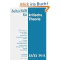 Zeitschrift f�r kritische Theorie: Heft 32/33