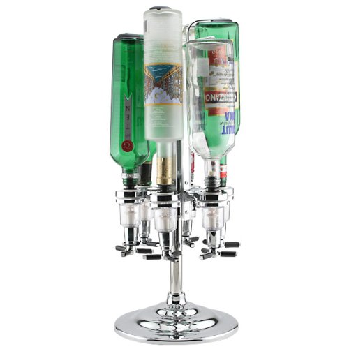 Final Touch 6 Bottle Bar Caddy Liquor Dispenser coconuas219
