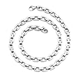 Heavy Duty Double Link Mens Stainless Steel Necklace