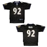 Youth / Boys NFL Baltimore ravens Ngata #92 Athletic Comfortable Fit Short Sleeve Jersey Shirt - Black (Size: L(14-16) )