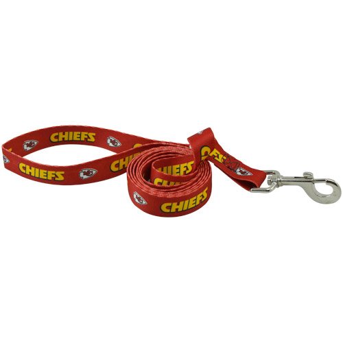Kansas City Chiefs 6' Red Pet Leash