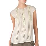 BCBGMAXAZRIA Sleeveless Sequin Top, Medium