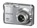 Fujifilm FinePix AX550 16MP Point-and-Shoot Digital Camera (Silver) with 4GB SD Card, Carry Case, Battery Charger