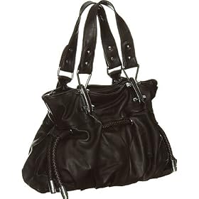 Drawstring Tote by Sondra Roberts - Brown or Black