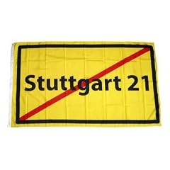 Fahne / Flagge Stop Stuttgart 21 NEU 90 x 150 cm