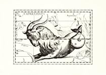 Capricorn Religion & Spirituality Art Poster Print, 9x7