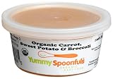 Yummy Spoonfuls Mushy Yummy Organic Carrot, Sweet Potato & Broccoli, 4-Ounce Tubs (Pack of 12)