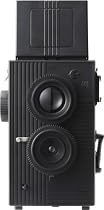 【blackbird, fly （ブラック） 】35mmフィルム仕様の２眼レフ！広角レンズでビビッドで美しい写り。ホルガやロモなどのトイカメラファンも必見のブラックバードフライです。(Superheadz)