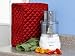 Covermates Kitchen Food Processor Cover : 12 x 8 x 17 Red 
