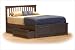 Atlantic Furniture Brooklyn Platform Bed with Raised Panel Footboard Brooklyn Platform Bed with Opti