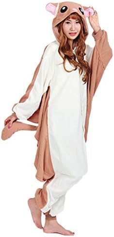 2016 Hot Sale Costume Cosplay Pajamas Flying Squirrel Onesie for Adult