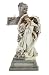 Roman Memorial Angel with Cross and Verse, May You Find Comfort in the Arms of an Angel