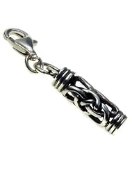 Welded Bliss Sterling 925 Silver Charm Celtic Never Ending Love Knot Message Tube, Clip Fit WBC1128