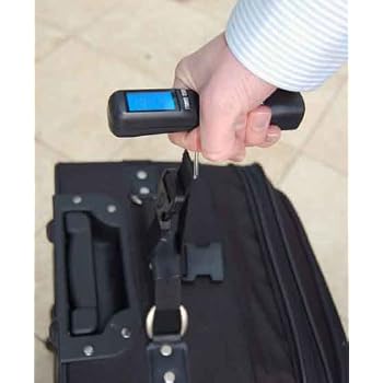 Cabin Max Digital Portable Travel Luggage Scale with Free Carry Bag - batteries included
