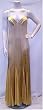 Nicole Miller Pleated Charmeuse Gown