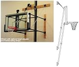 Jaypro FU46FA Fold Up Backstop Basketball System With Aluminum Fan Board (Call 1-800-327-0074 to order)