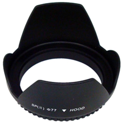 Dopo 77mm Digital Camera Lens Hood for Canon, Sony, Nikon, Olympus, and Other Digital Cameras
