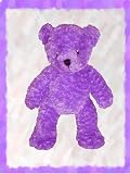Teenie Teddies Lavender Bear 7" - Make Your Own Stuffed Animal Kit