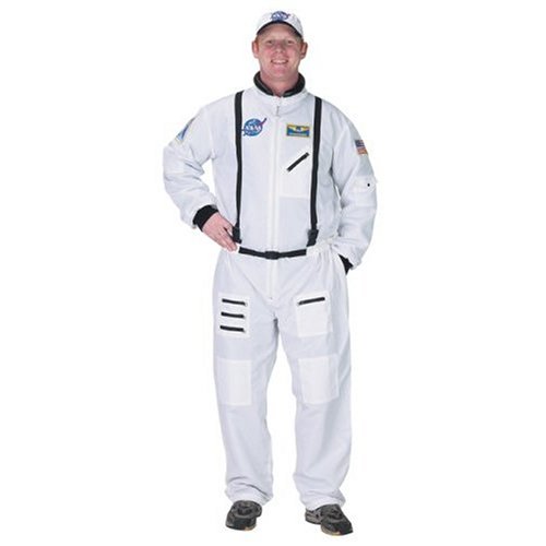 Aeromax Toys White Adult Astronaut Suit - S