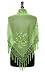 New Hand Made Beaded Embroidered Shawl Scarf Wrap Green