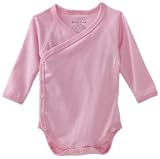 Baby Star  Infant Girl Soy Organic Kimono Bodysuit, Cotton Candy Pink, 12-18 Months