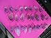 25 NATURAL AMETHYST CRYSTAL POINTS