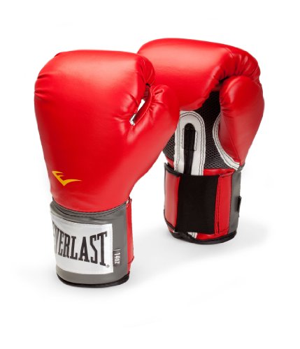 Everlast Pro Style Training Gloves (Red, 14 oz.)