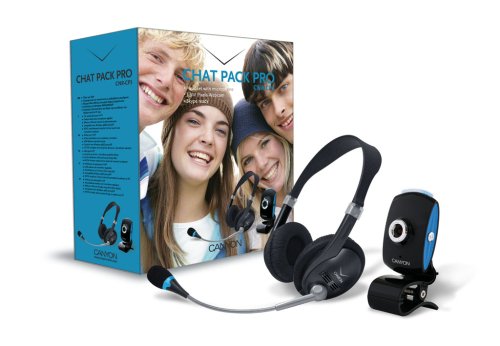 Childrens Toyshop  Computer : Canyon Chat Pack with 1,3MP webcam + headset with microphone