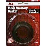 Buy Ace Mack Lavatory Gasket Black Synthetic Rubber by Lavelle Industries