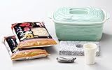 青磁 ぬか漬セット(ぬか床1kg付500g2袋付) 【四日市ばん古焼 ぬか漬器】