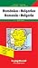 Rumanien, Bulgarien, Autokarte 1:1 000 000 =: Rumania, Bulgaria, Road Map 1:1 000 000 (Country Road & Touring) (German Edition)