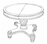 CLOSEOUT SPECIAL! - Single Pedestal Table - Wynwood Furniture - 1620-32