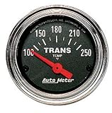 Auto Meter 2552 Traditional Chrome Electric Transmission Temperature Gauge