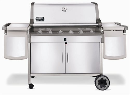 Weber 2005 7860001 Summit Platinum A6 Natural gas bbq grill, Stainless Steel