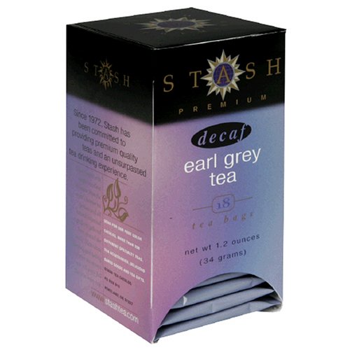 Stash Premium Decaf Earl Grey Tea, Tea Bags, 18-Count Boxes (Pack of 6) by Stash