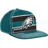 Philadelphia Eagles Reebok 2011 Sideline Player Pro Shape Flat Brim Flex Hat - Small-Medium