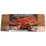 Nature's Cuisine NC006 2 Cedar/2 Alder Combo Outdoor Grilling Planks, 14 by 5-1/2-Inch