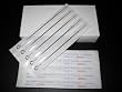 (20) X 8-FLATS STERILIZED TATTOO NEEDLES AND (5) DISPOSABLE TIPS AS BONUS