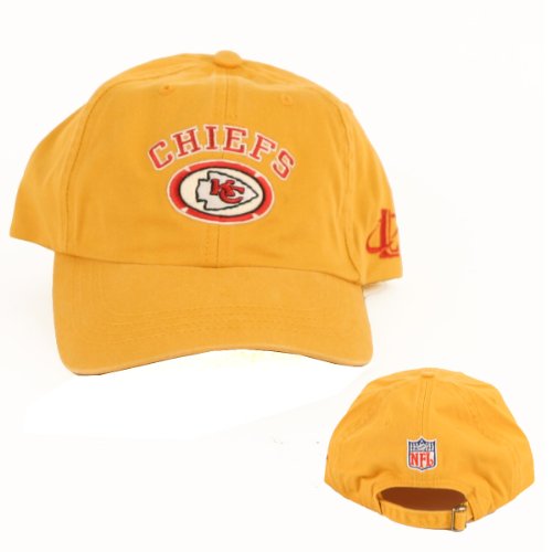 Kansas City Chiefs Slouch Fit Adjustable Baseball Hat - Yellow