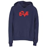 Sweatshirt Woman Navy Blue  Love Silhouette Australian Cattle Dog  Dog