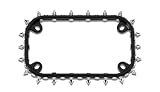 Cruiser Accessories Motorcycle Spikes Black Chrome License Plate Frame 413B7ogZDXL. SL160 Cruiser Accessories Motorcycle Spikes Black Chrome License Plate Frame