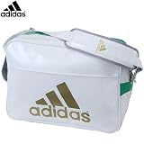 adidas（アディダス） ダブルフェイスエナメル ショルダーL WHT／フェアウェイ／Mゴールド KQ928 E37895