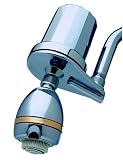 Shower Filter, Chrome w/ Replaceable Cartridge