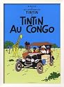 Tintin Au Congo (1931) Decorative Framed Art Poster Print by Hergé (Georges Rémi), 23x31