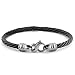Edward Mirell Men's Black Memory Cable title=