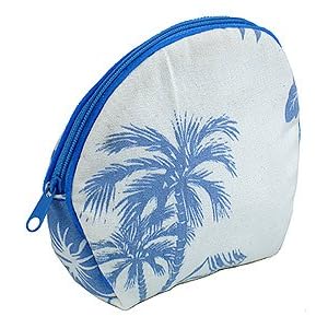 Hibiscus-Palm-Tree-Canvas-Cosmetic-Bag-Blue